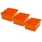 Romanoff Storage Bin, Orange, 3 PK ROM16109 - alternate 1